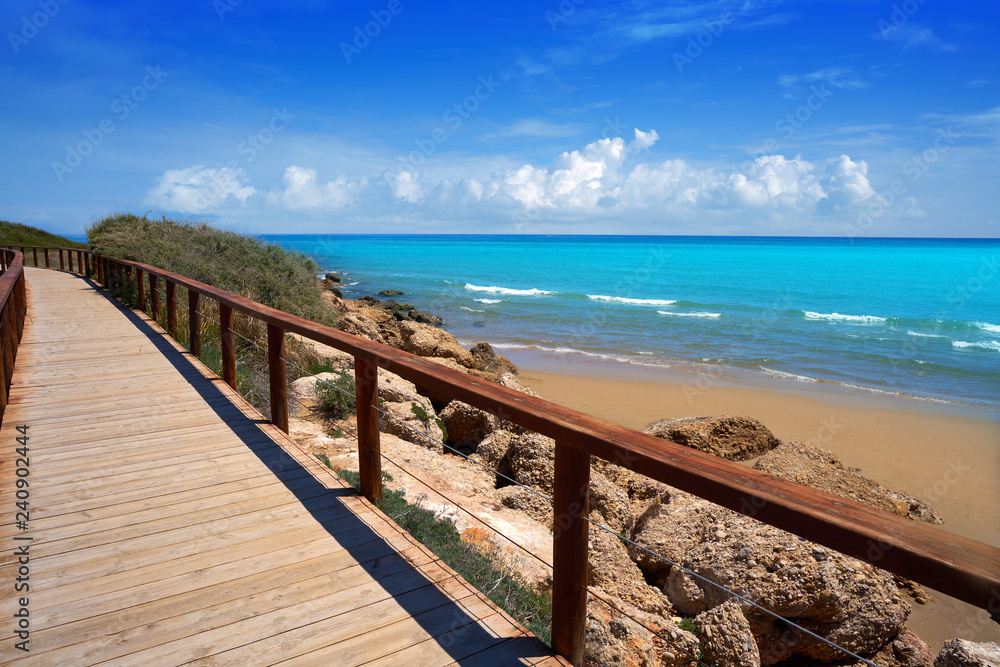Fototapeta premium Romana beach in Alcossebre or Alcoceber