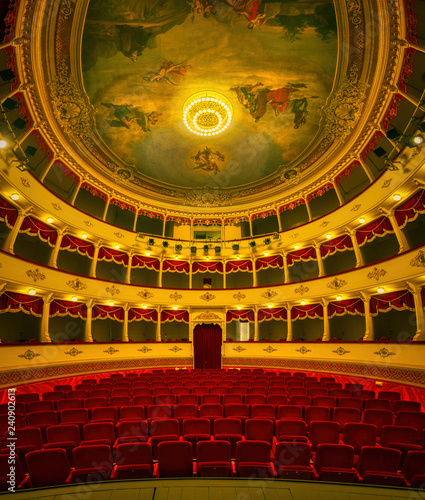 Croatian National Theatre in Sibenik old town