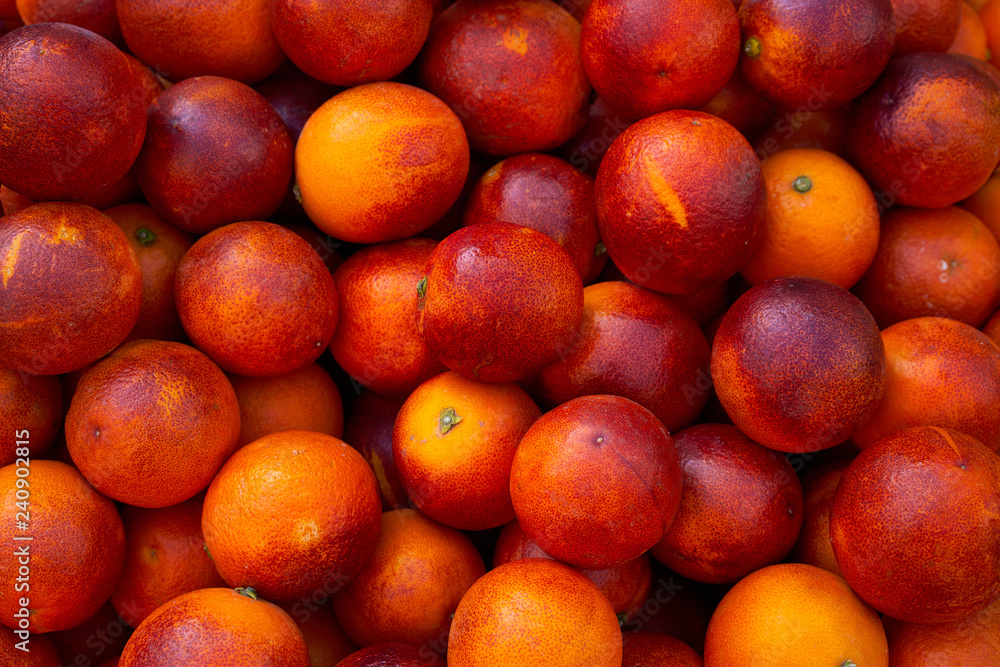 red bloody oranges from Mediterranean