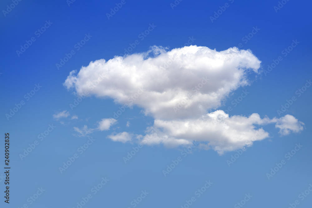 Blue summer sky with cumulus cloud Blue summer sky with cumulus cloud