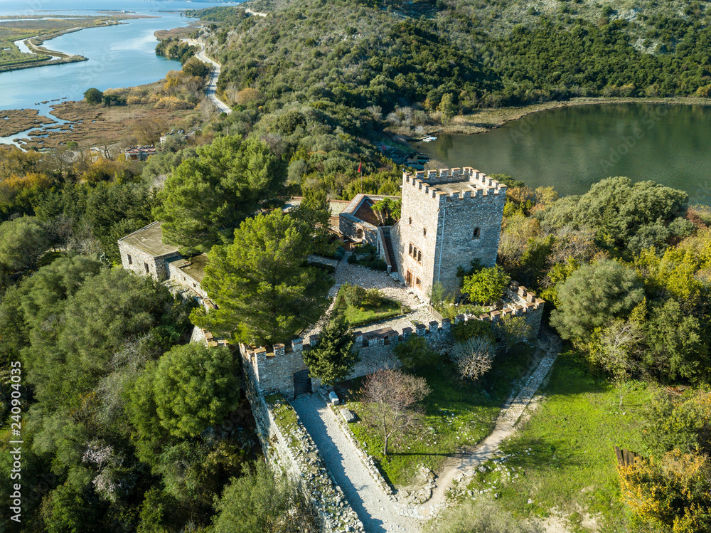Unesco world heritage of the Ancient city of Butrint in Albania 