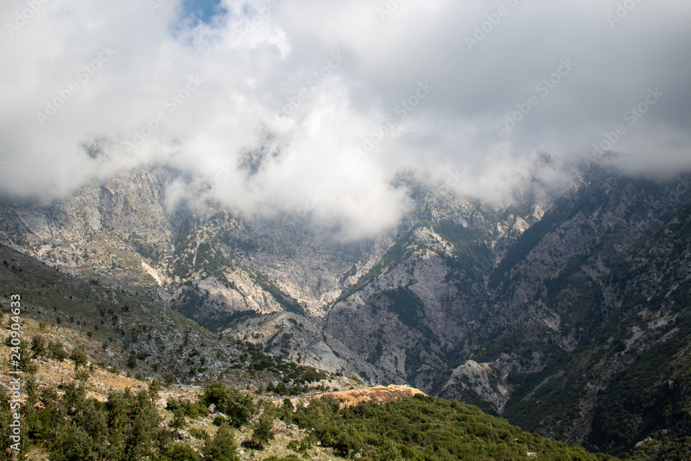 llogara mountain of albania albanian alps