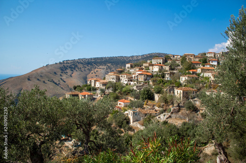 qeparo village beach located in south Albania between vlora and saranda