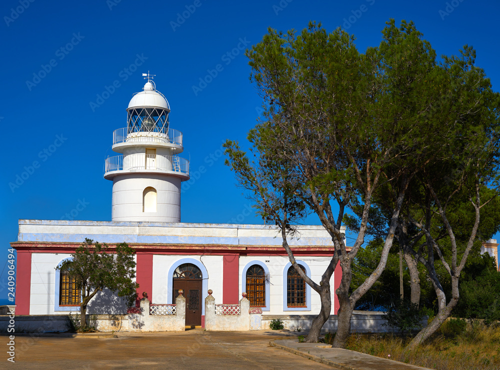 San Antonio Cape lighthouse in Spain San Antonio Cape lighthouse in Spain