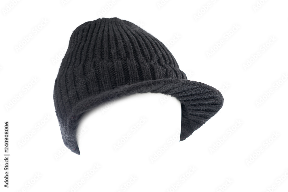 Black Stylish Woman Hat Isolated Black Stylish Woman Hat Isolated