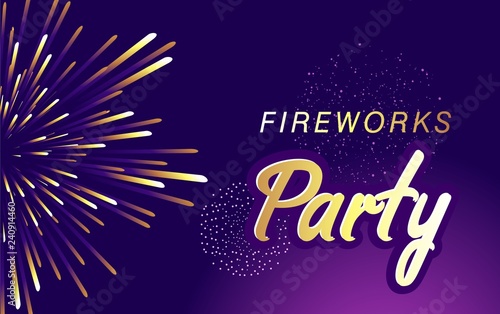 firework show banner