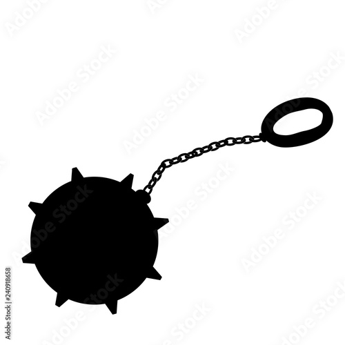 Silhouette-Ball & Chain