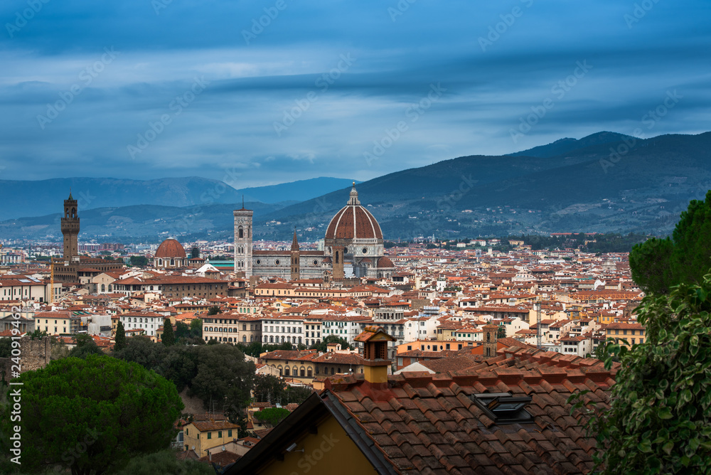 Obraz premium panoramic view of florence italy
