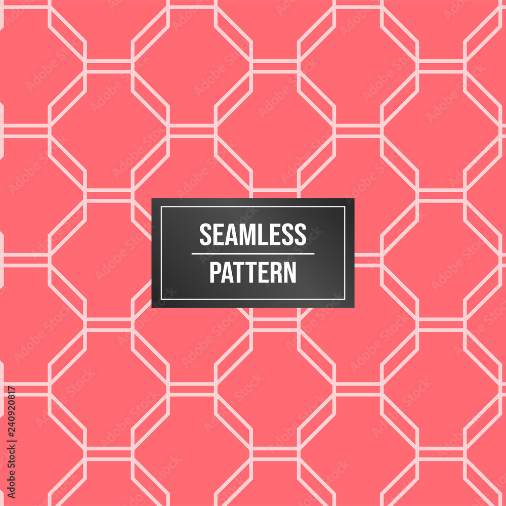 Geometric pattern background. Abstract pattern pink background