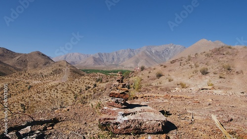 Vue sur la Vallée d'Elqui de Vicuna photo