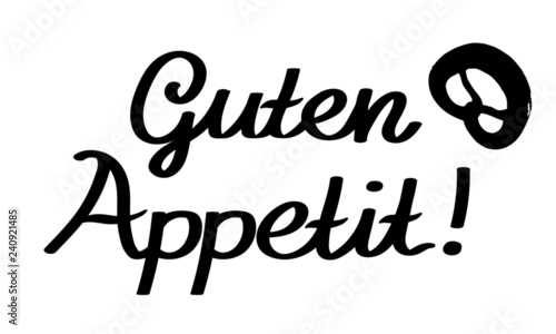 Guten Appetit with Brezel Logo