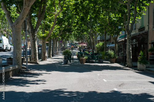 Street in Lagrasse, France