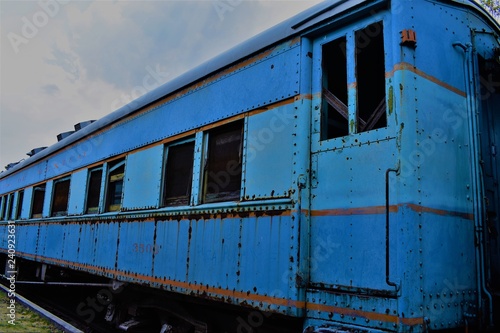 Vagón azul