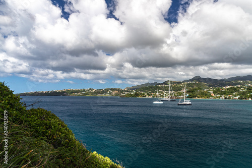 Saint Vincent and the Grenadines  view from fort Fort Duvernette