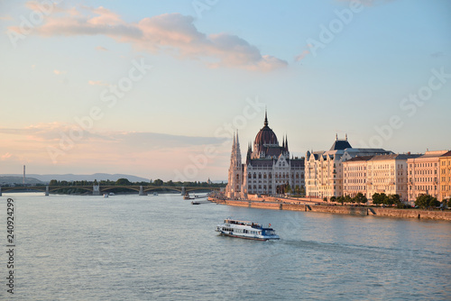 day view of the Parliament of Budapest, Hungary © mishadp