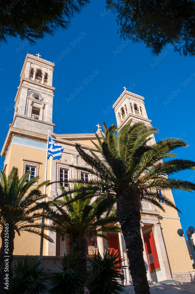 Saint Nicholas Church built in 1848, Greece, Syros, Ermoupoli