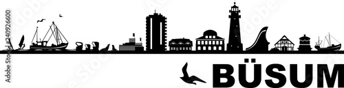 Büsum Skyline Cityscape