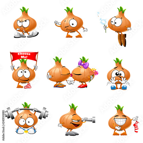 Smile onion food