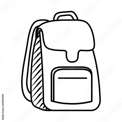 school backpack doodle