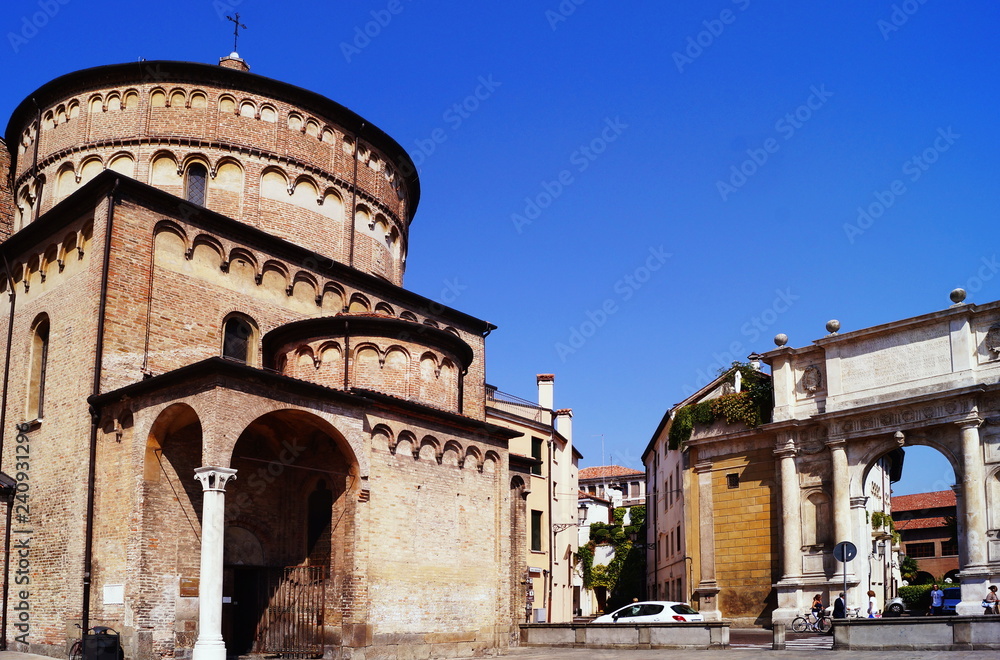 Baptistery of the Cathedral and Valaresso Arch, Padua, Italy
