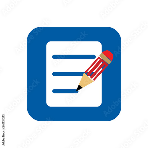 writting form with pencil