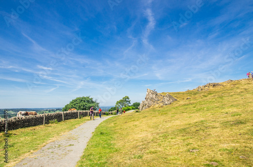 landscape blue sky and rock