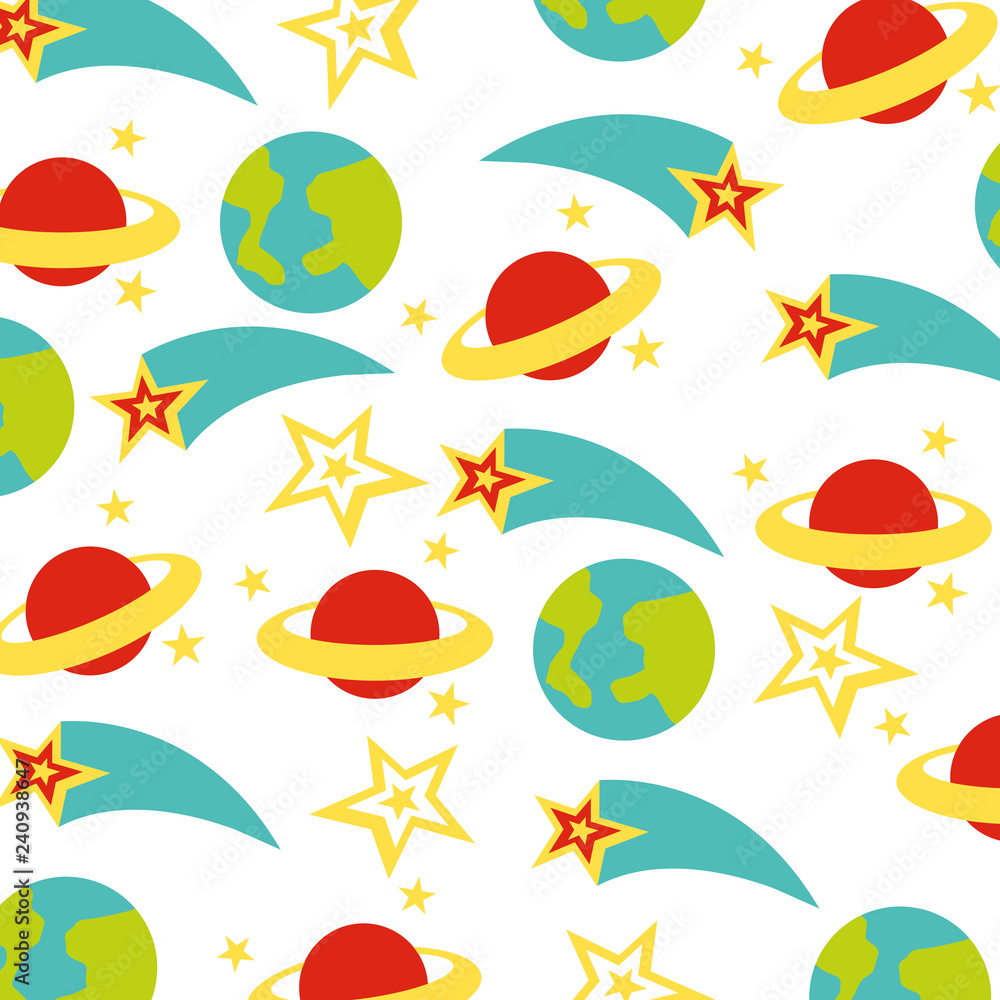planet stars shooting star background planet stars shooting star background