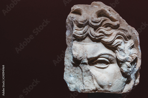 Central Greece, Athens, Roman Agora, fragment of the statue of the Gorgoneion photo