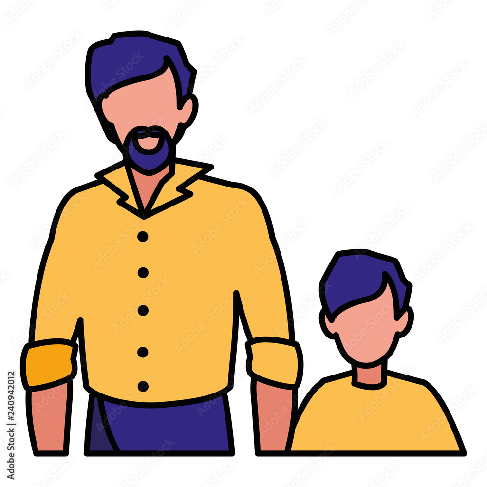 Man and boy design Man and boy design