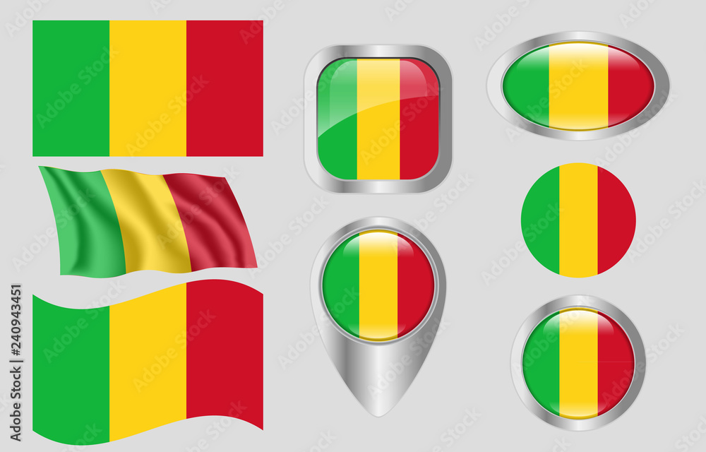 Fototapeta premium Flag of Mali