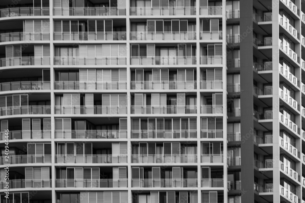 facade of modern building facade of modern building