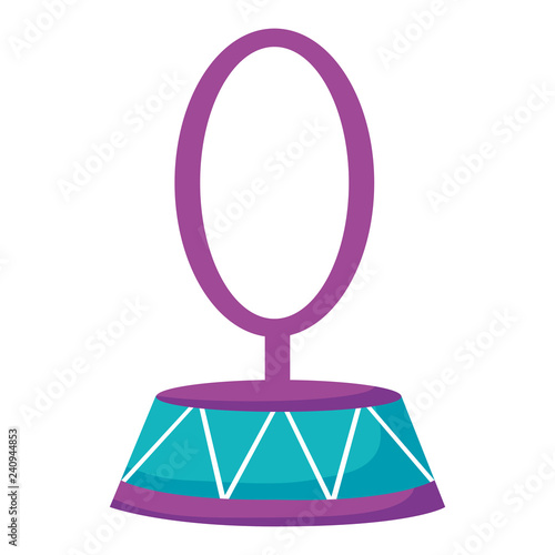circus ring isolated icon