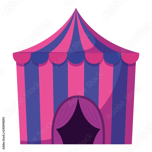 circus tent entertainment icon