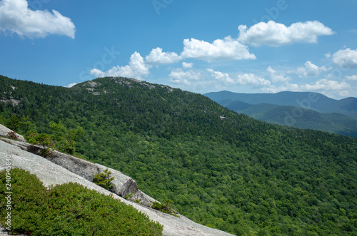 Scenic view from the Welch-Dickie loop trail during a summer New Hampshire hike  photo