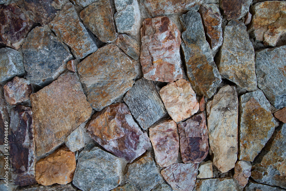 Texture of fragment of a wall from a chipped stone Texture of fragment of a wall from a chipped stone