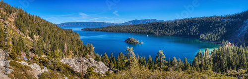 Emerald Bay and Fannette Island Panorama photo