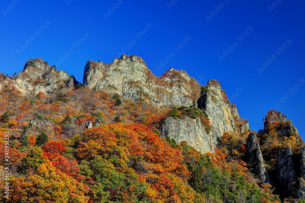 錦秋の妙義山