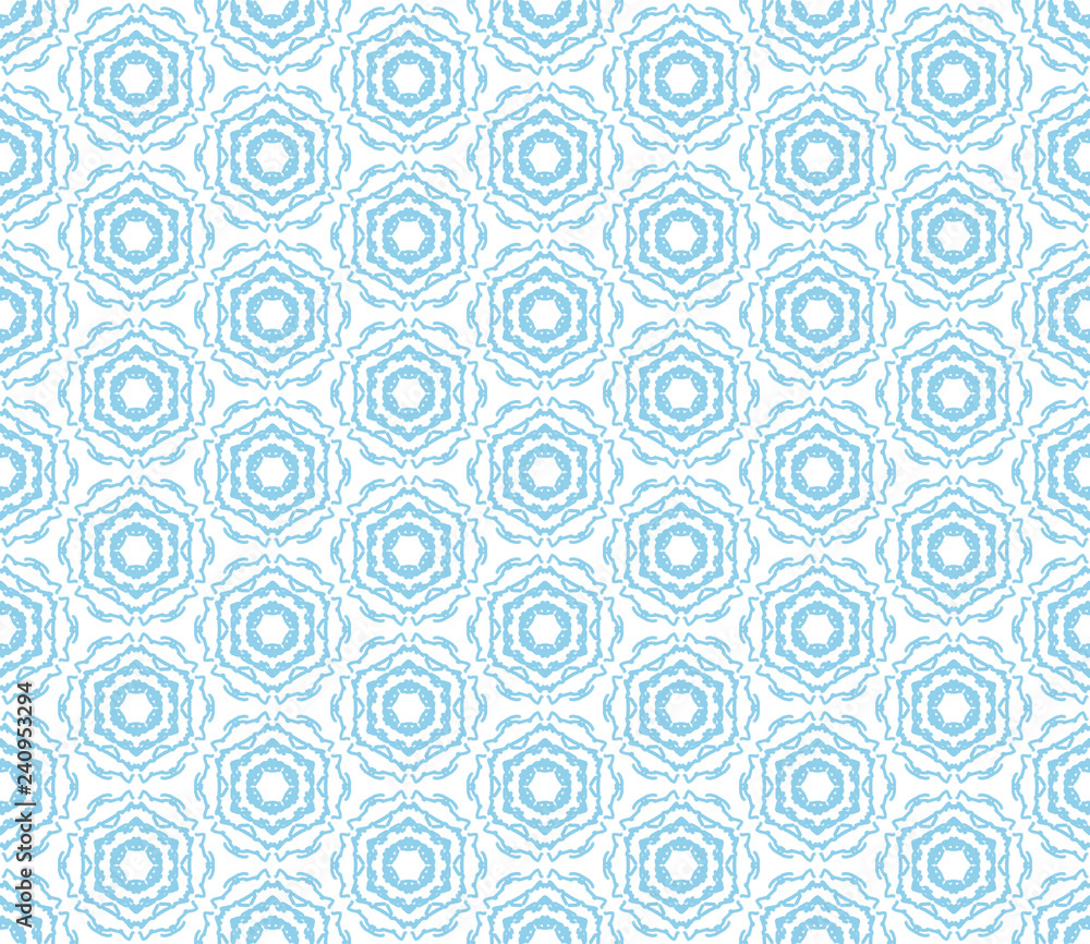 Abstract seamless kaleidoscope design background.