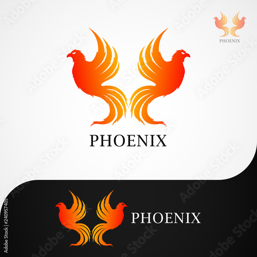 This logo has a phoenix image. This logo is good to use as a company logo or it can also be an application logo. But it can also be used in various other creative businesses.
