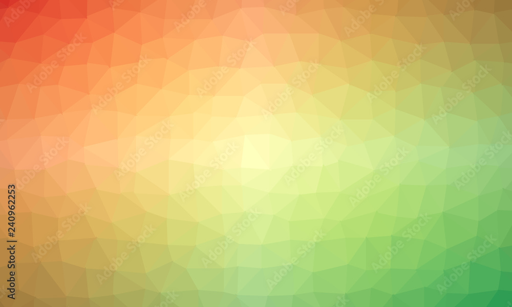 Naklejka premium Colorful swirl rainbow polygon background or vector frame - Vector