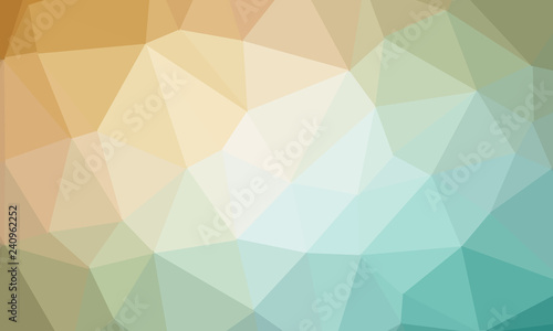Colorful swirl rainbow polygon background or vector frame - Vector