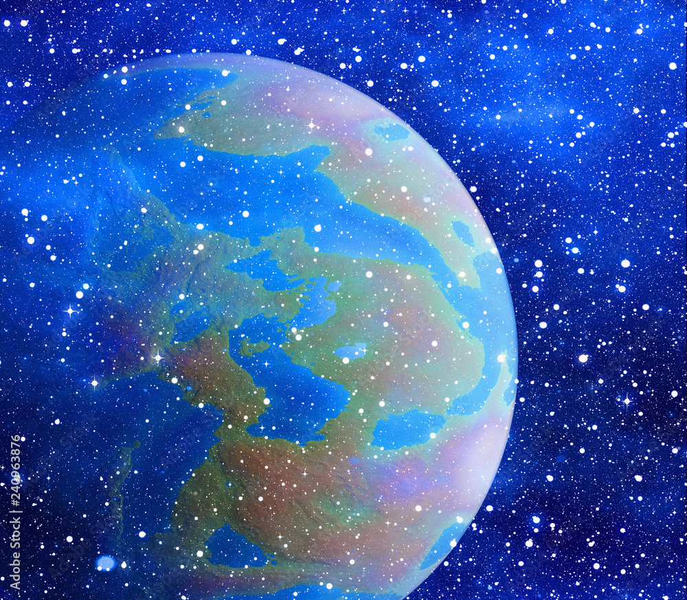 blue planet on space sky backgrounds blue planet on space sky backgrounds