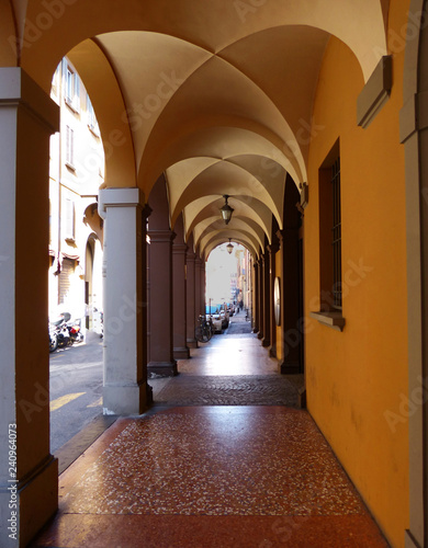 The arcades of Bologna  their overall length is over 40 Km