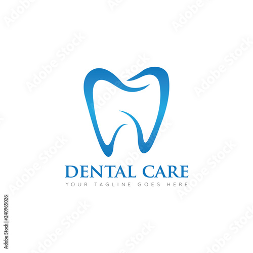 dental logo and icon vector illustration design template