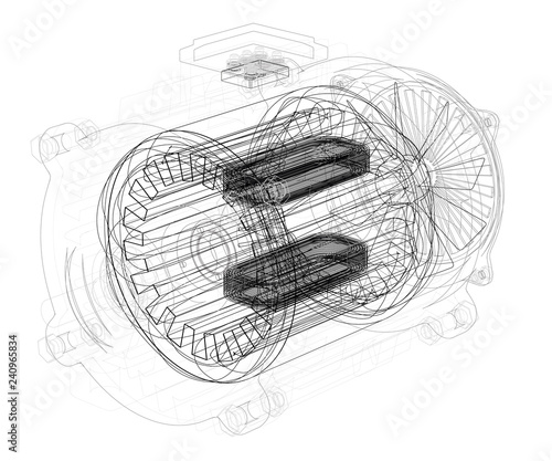 3D engine contour