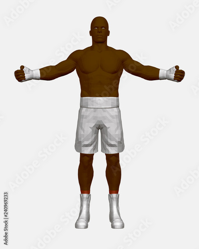 Black boxer