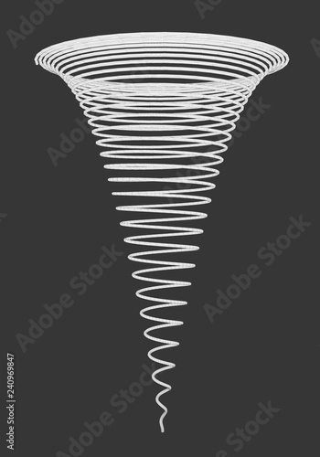 Spiral 3d background