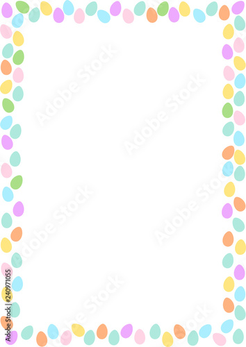 Easter egg frame.