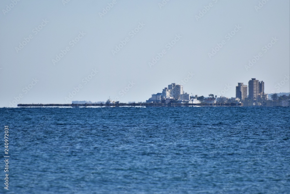 Cyprus seacoast Famagusta city