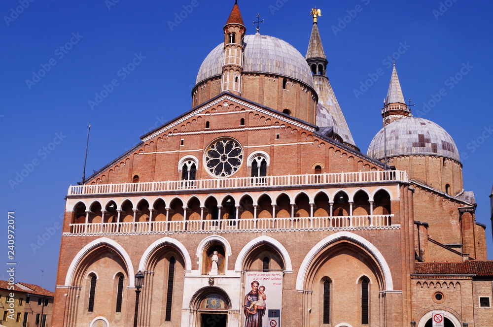 Facade of Basilica del Santo, Padua, Italy